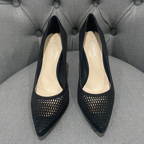 BCBGeneration suede mesh heels - Picture 2 of 5